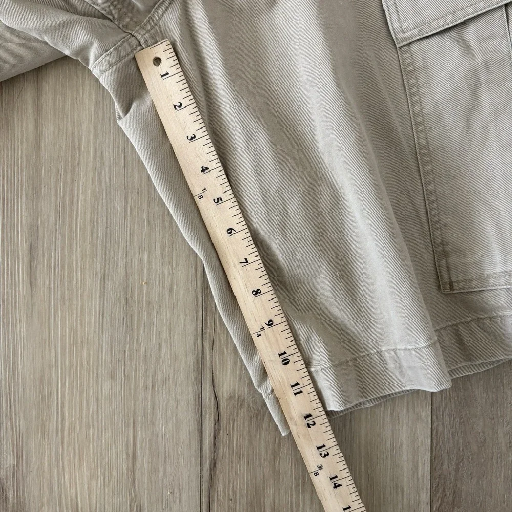 Polo Jeans Co Ralph Lauren Khaki Cargo Shorts Mens Size 34 Beige 12